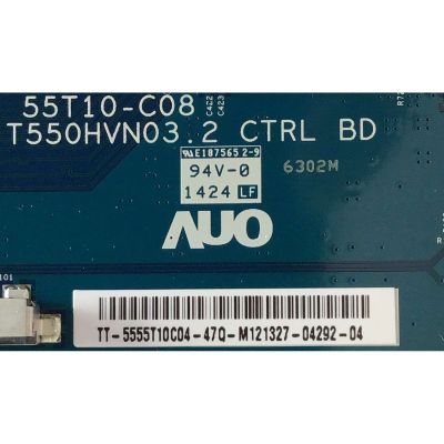 KIT DE TARJETAS PARA TV VIZIO / MAIN 5576Q01001G / 48.76Q02.011 / FUENTE 056041671071 / DPS-167DP A / T-CON 5555T10C04 / T550HVN03.2 / DRIVER 5576Q02001 / 48.76Q06.011 / PANEL T550HVN03.0 / MODELO E550I-B2 LWZ2PPAQ - Imagen 3